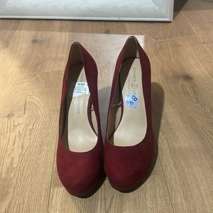 Red high heels; excellent condition